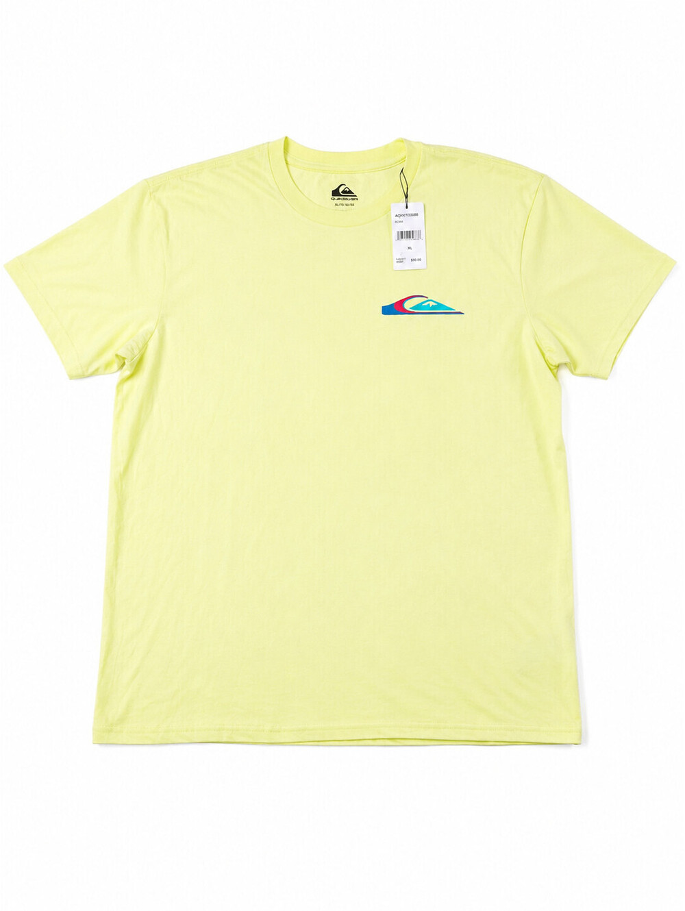 Quiksilver Men’s Shirt XL Short Sleeve Casual Logo Tee T-Shirt NWT
